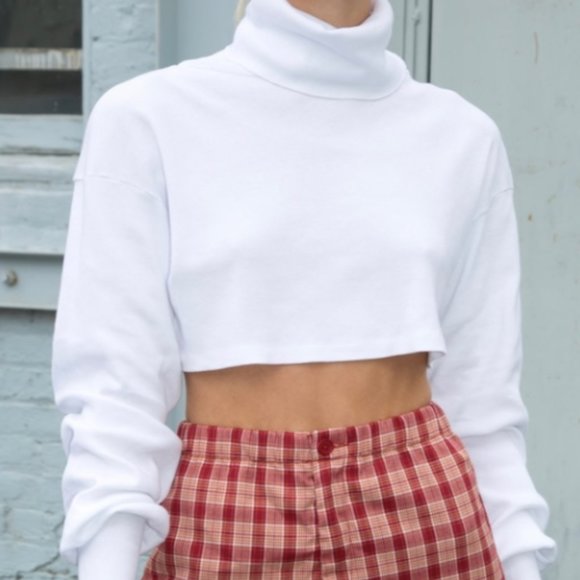Brandy Melville Sweaters - Brandy Melville Cropped Turtleneck